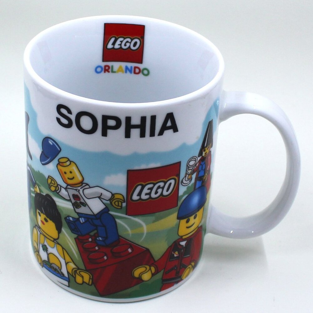 LEGO 8 oz Coffee Tea or Beverage Cup For Sophia or Anyone